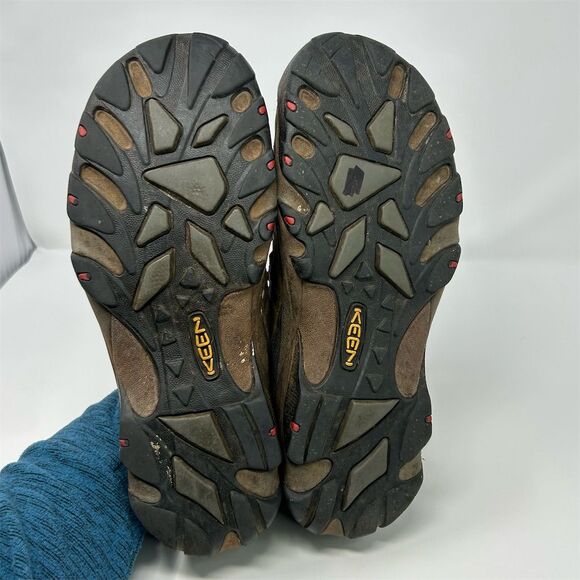 KEEN Targhee II Men's Waterproof Hiking Boots Brown Leather Size 13 Durable - Picture 11 of 15